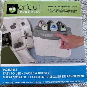 Cricut Jukebox Cartridge Organizer - Gray and White